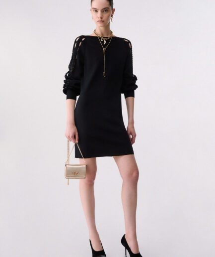 ABITO CON CUT OUT RICAMATI