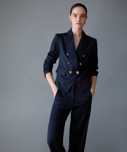 BLAZER DOPPIOPETTO GESSATO