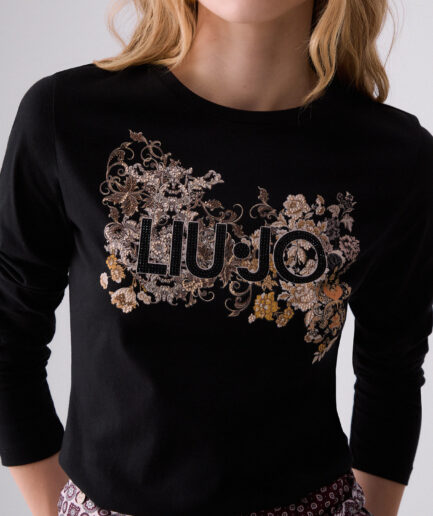 T-SHIRT SKINNY FIT CON LOGO
