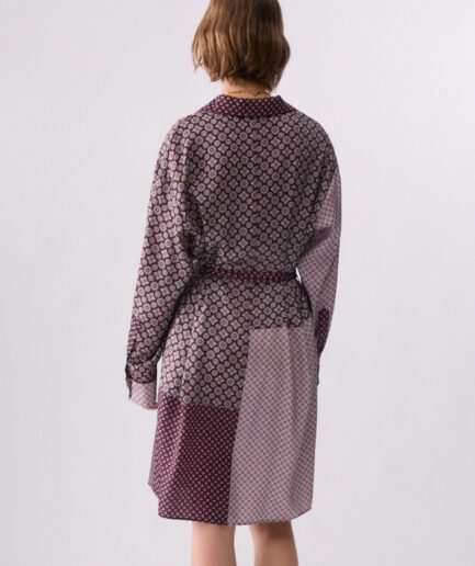 ABITO CHEMISIER IN TWILL