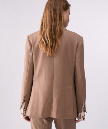 BLAZER IN TESSUTO RESCA
