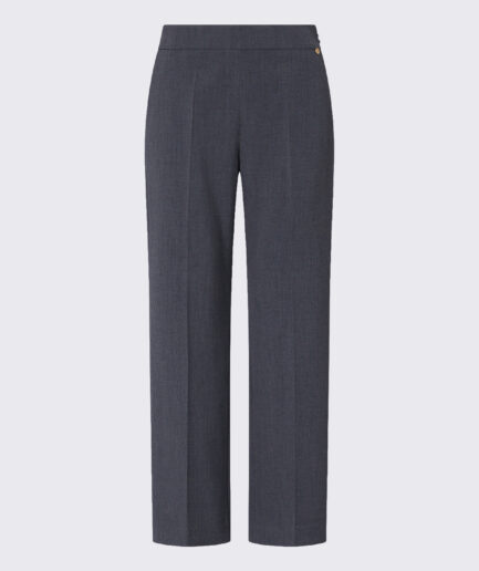 PANTALONI FLARE IN FLANELLA