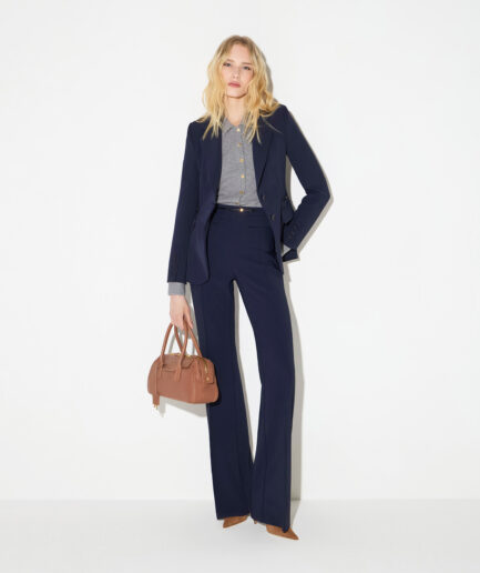 PANTALONI IN DOPPIO CREPE STRECH