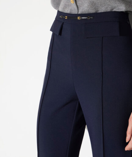 PANTALONI IN DOPPIO CREPE STRECH