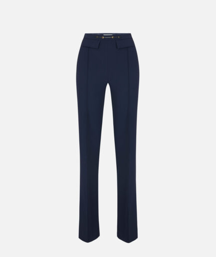 PANTALONI IN DOPPIO CREPE STRECH